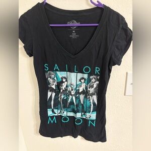 Sailor Moon Black Graphic Tee. GUC.